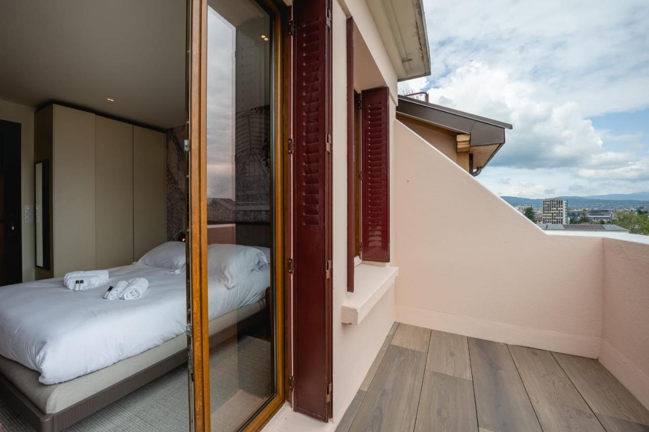 Le Nid Du Favre I - Charming Studio With Stunning Lake View Annecy Exterior foto