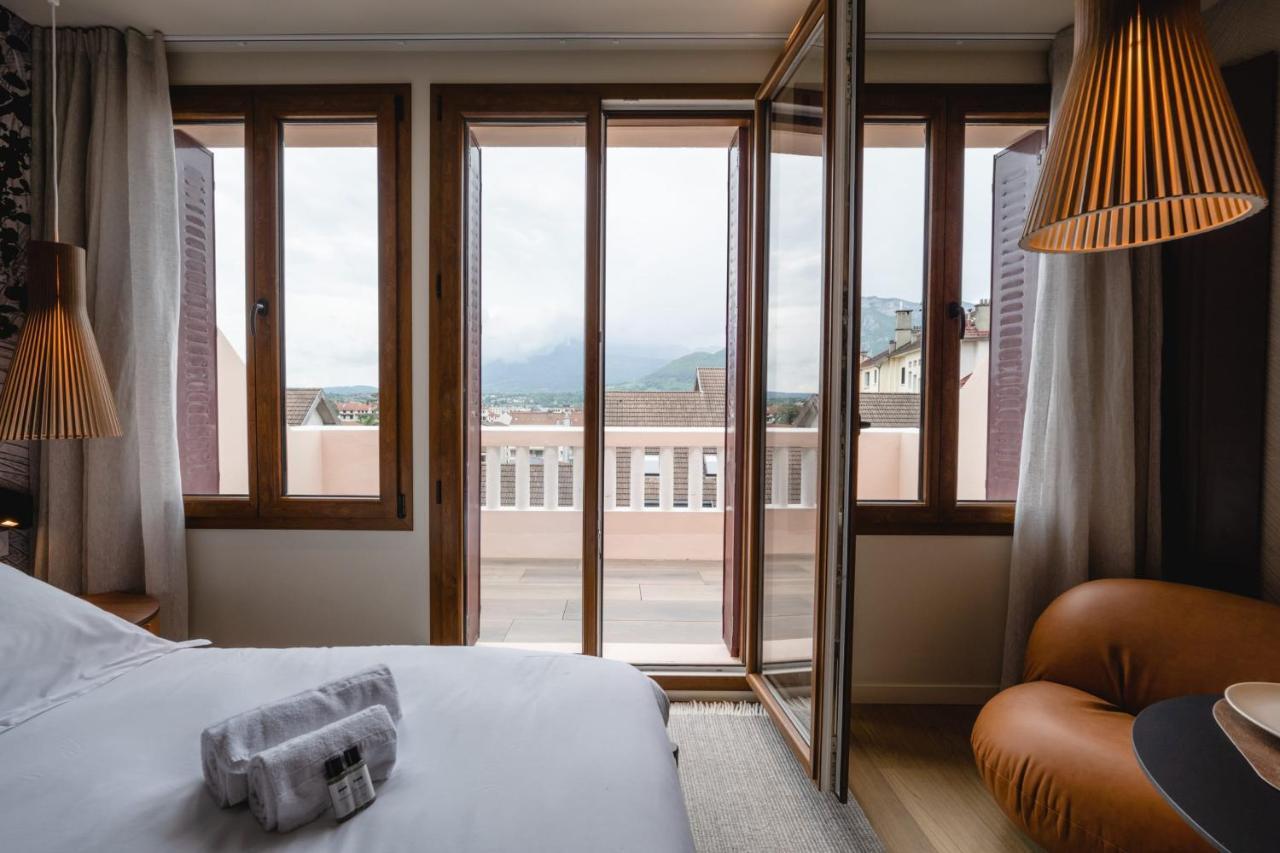 Le Nid Du Favre I - Charming Studio With Stunning Lake View Annecy Exterior foto