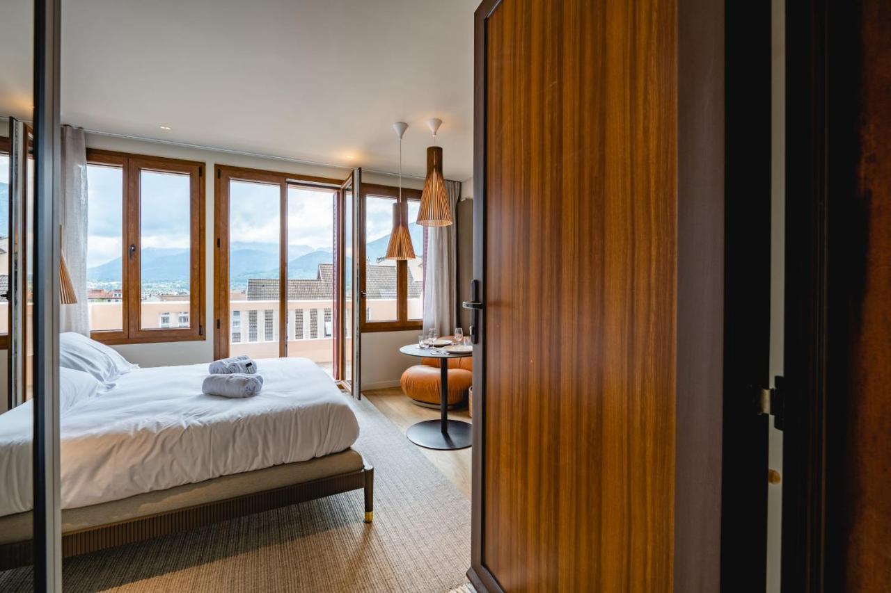 Le Nid Du Favre I - Charming Studio With Stunning Lake View Annecy Exterior foto